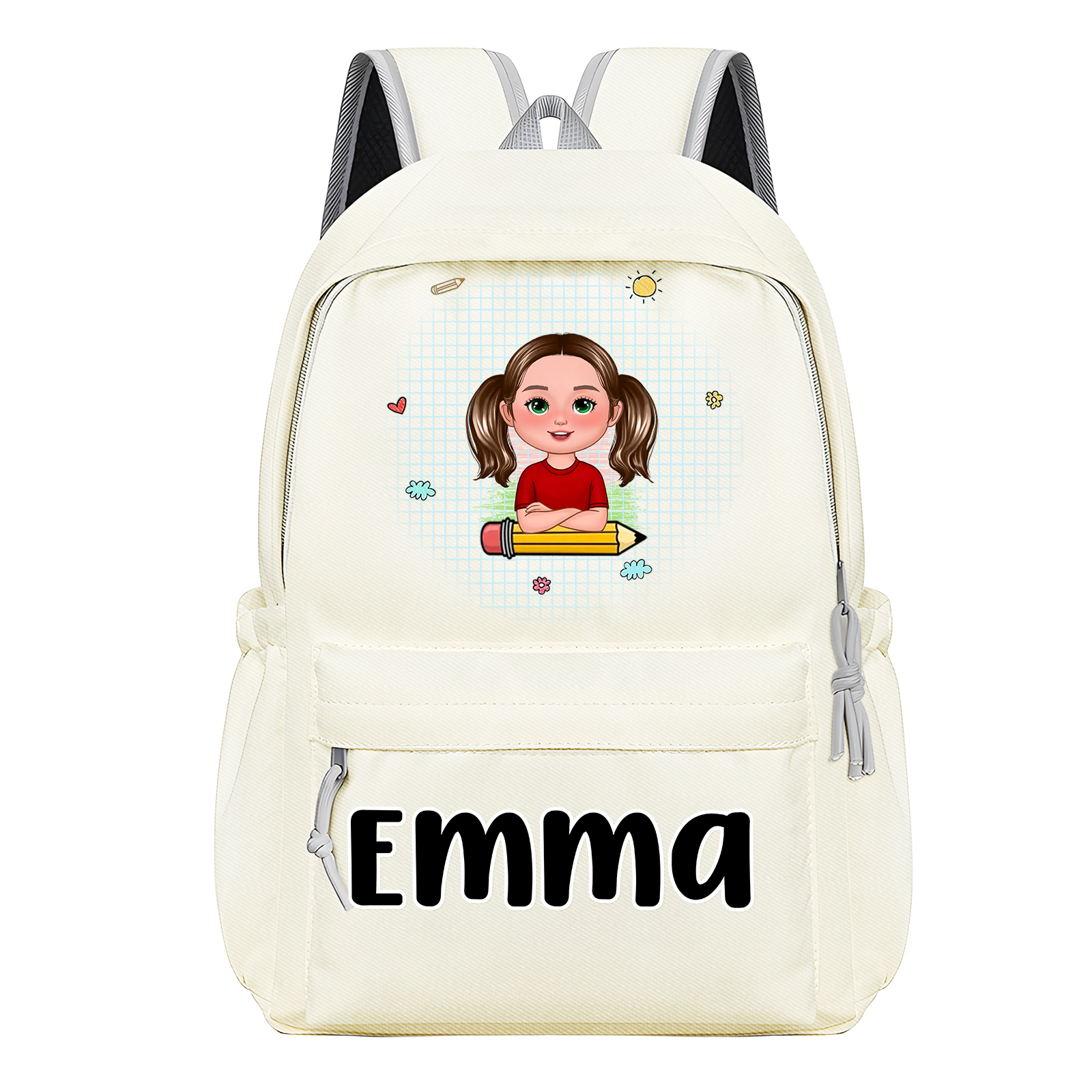 Unique Back-to-School Customizable Backpack – Personalized with Name & Character for Kids