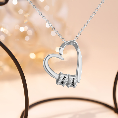 Jessemade UK 2 Names-Personalized Exquisite Necklace Supports Customized Name Necklace Gifts for Her 19.99 n2