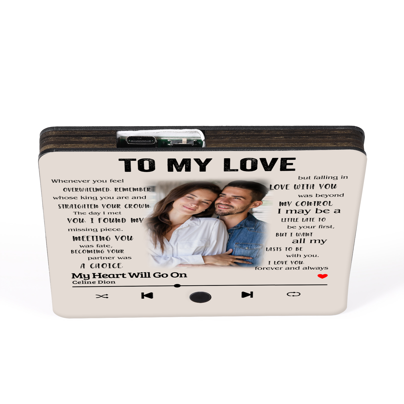 Personalized Photo Fridge Magnet To My Love I Know What Love Is Valentines Day Gift for Couples