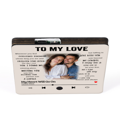 Personalized Photo Fridge Magnet To My Love I Know What Love Is Valentines Day Gift for Couples