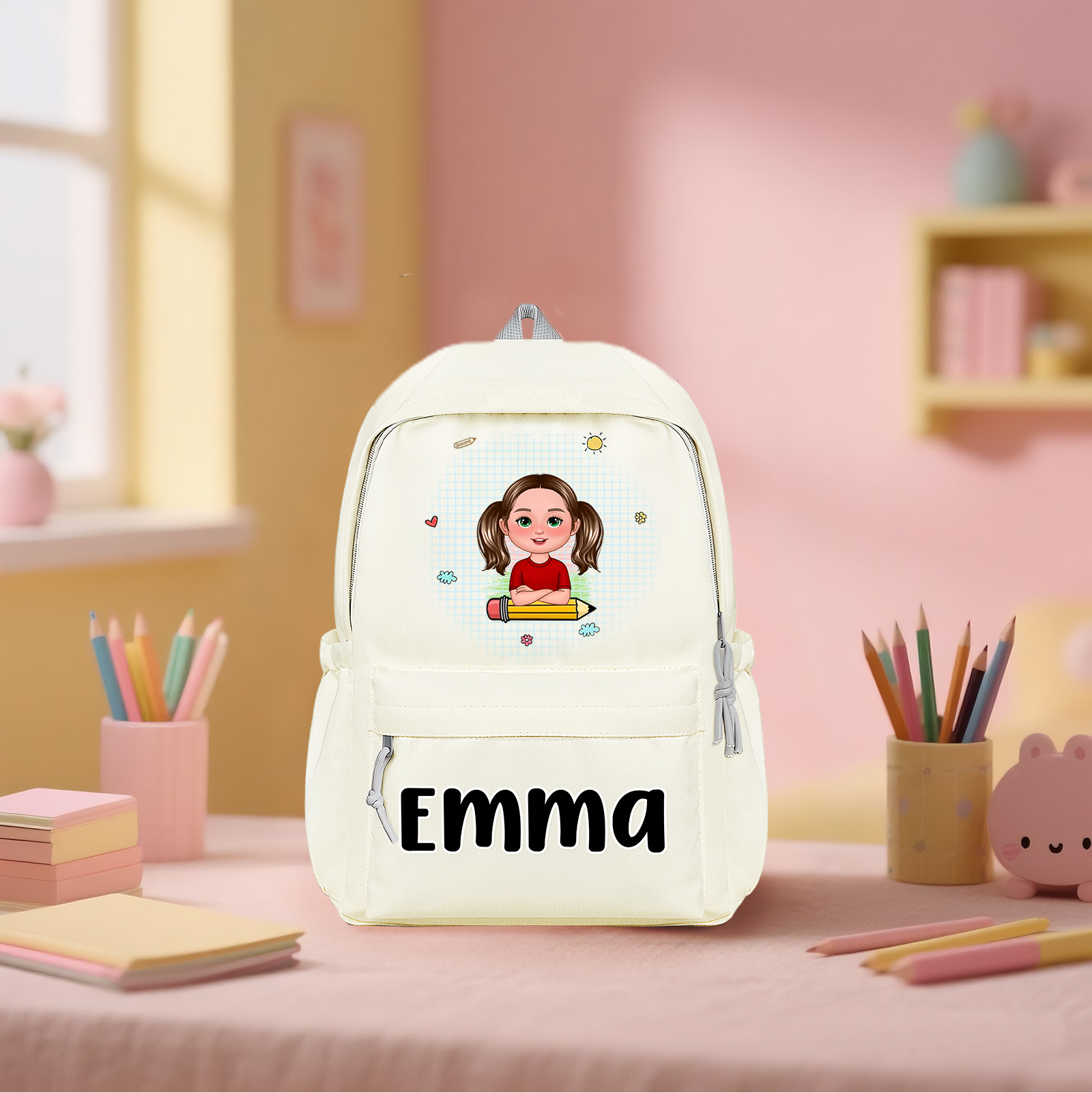 Unique Back-to-School Customizable Backpack – Personalized with Name &