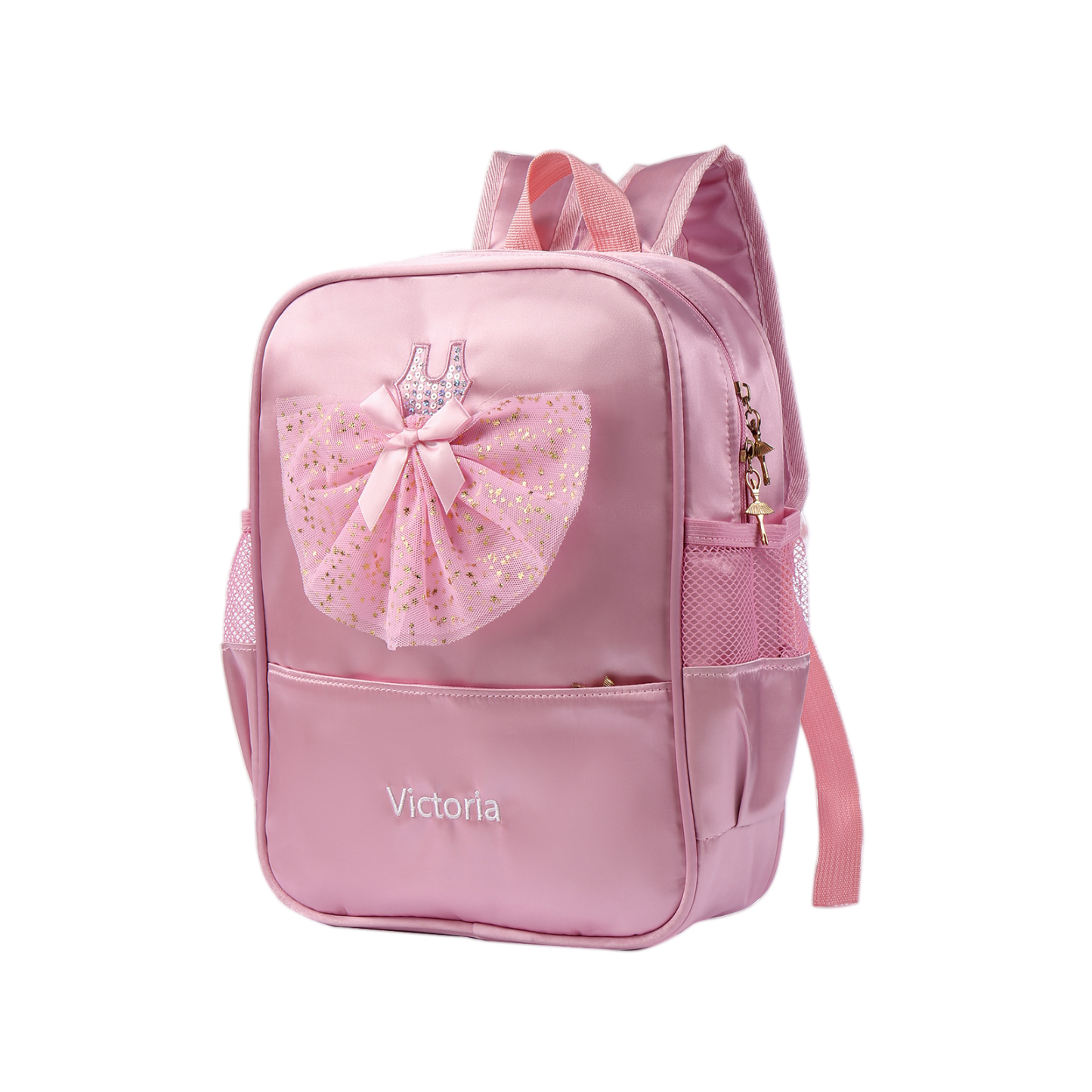 Personalized Name Band Princess Dress Accessories Satin Children Backpack Back To School Gift