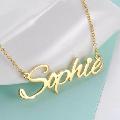 Personalized Necklace Custom 1 Name Necklace Gift For Women