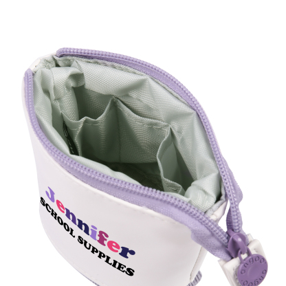 Personalized Pencil Case Custom 2 Text Pen Pouch Back To School Gift for Kids