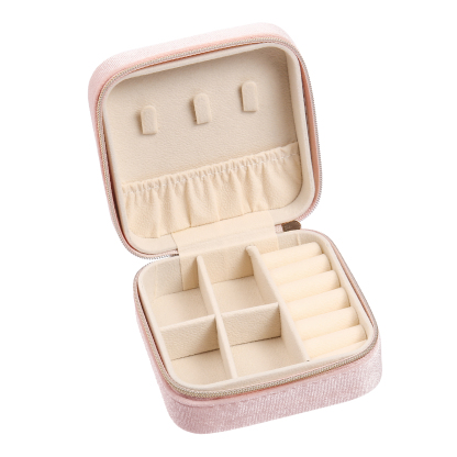 Square Jewelry Storage Box-Personalized 1 Name Customized Storage Box In Various Colors