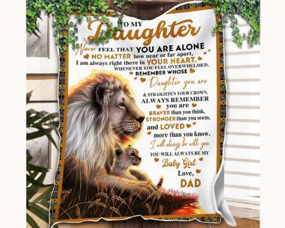Dad To  Daughter-High-quality Exquisite Blanket