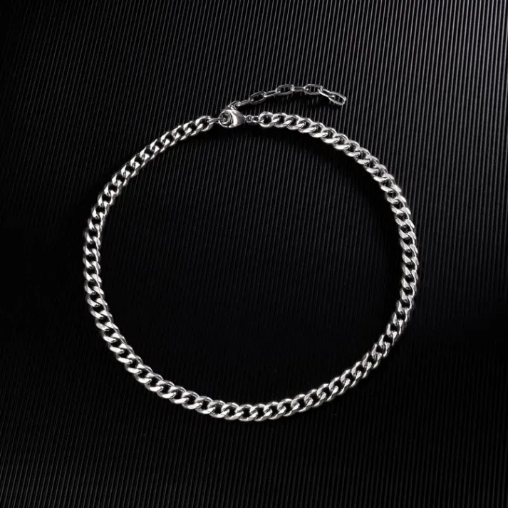 To My Son Never Feel That You Are Alone Cuban Chain Necklace Stainless Steel Necklace Warm Gift | Jessemade