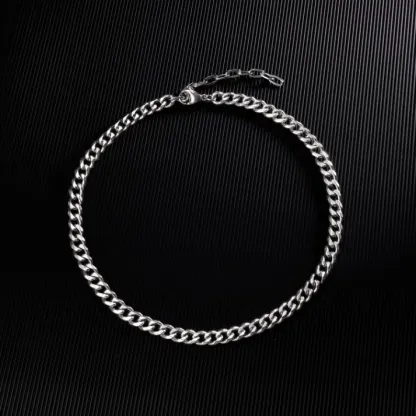 To My Son Never Feel That You Are Alone Cuban Chain Necklace Stainless Steel Necklace Warm Gift | Jessemade