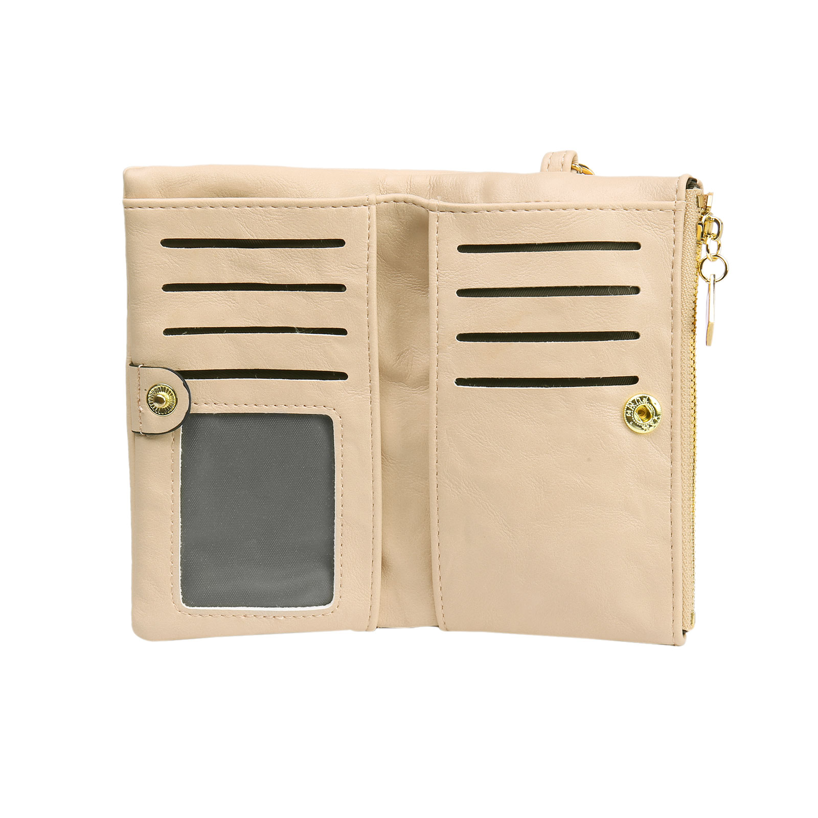 Personalized Photo & Text PU Leather Wallet Coin Purse Three Colors Available Gift for Her