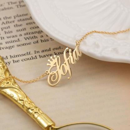 Personalized Necklace Custom 1 Name Necklace Gift For Women