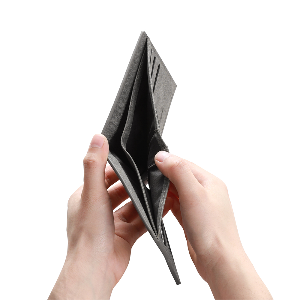 Personalized Leather Wallet Engraved Photo Short Purse Custom Folding Wallet Gifts For Grandpa