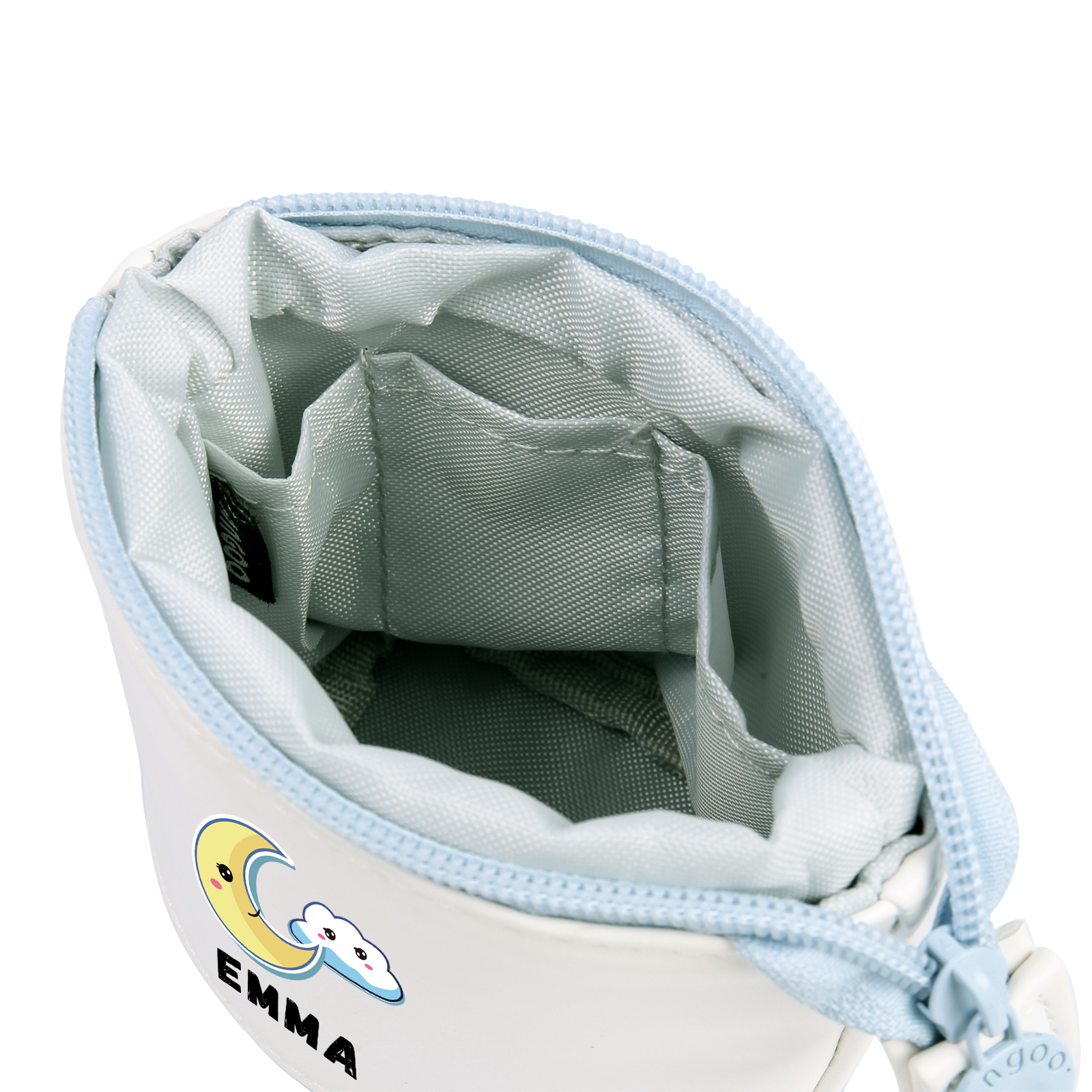 Personalized Moon Pencil Case Custom Name Pencil Case Back to School Gift for Boys/Girls