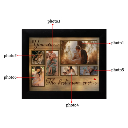 Photo-Personalized Frame Set With Night Light Custom Gift For Family