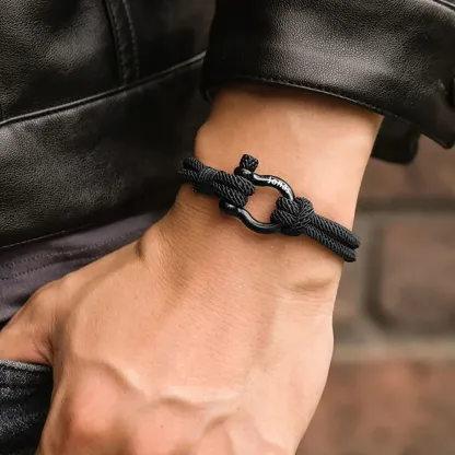 Personalized To My Son Love You Forever Nautical Bracelet Warm Gift Gift Card Gift Set