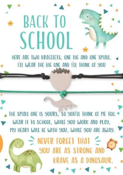 Dinosaur Bracelet Cute Cartoon Dinosaur Beaded Bracelet Adjustable Bac