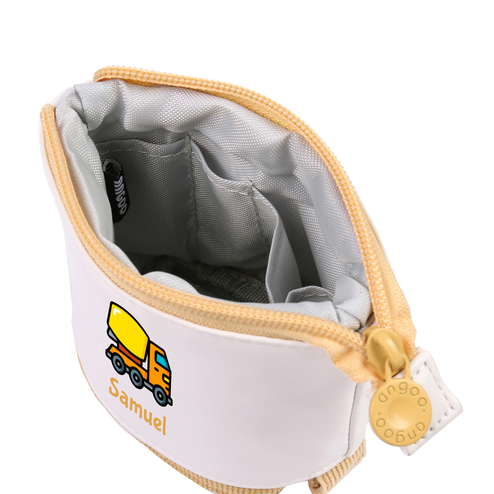 Personalized Name And Truck Pencil Case For Boys And Girls Back To School Gift