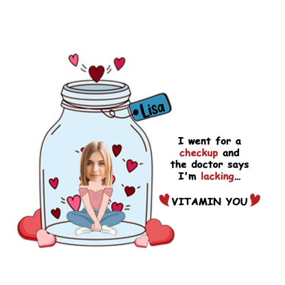 Customized 1 Name,Medicine Can Like Style Acrylic Heart Decoration Brand Plaque Decoration