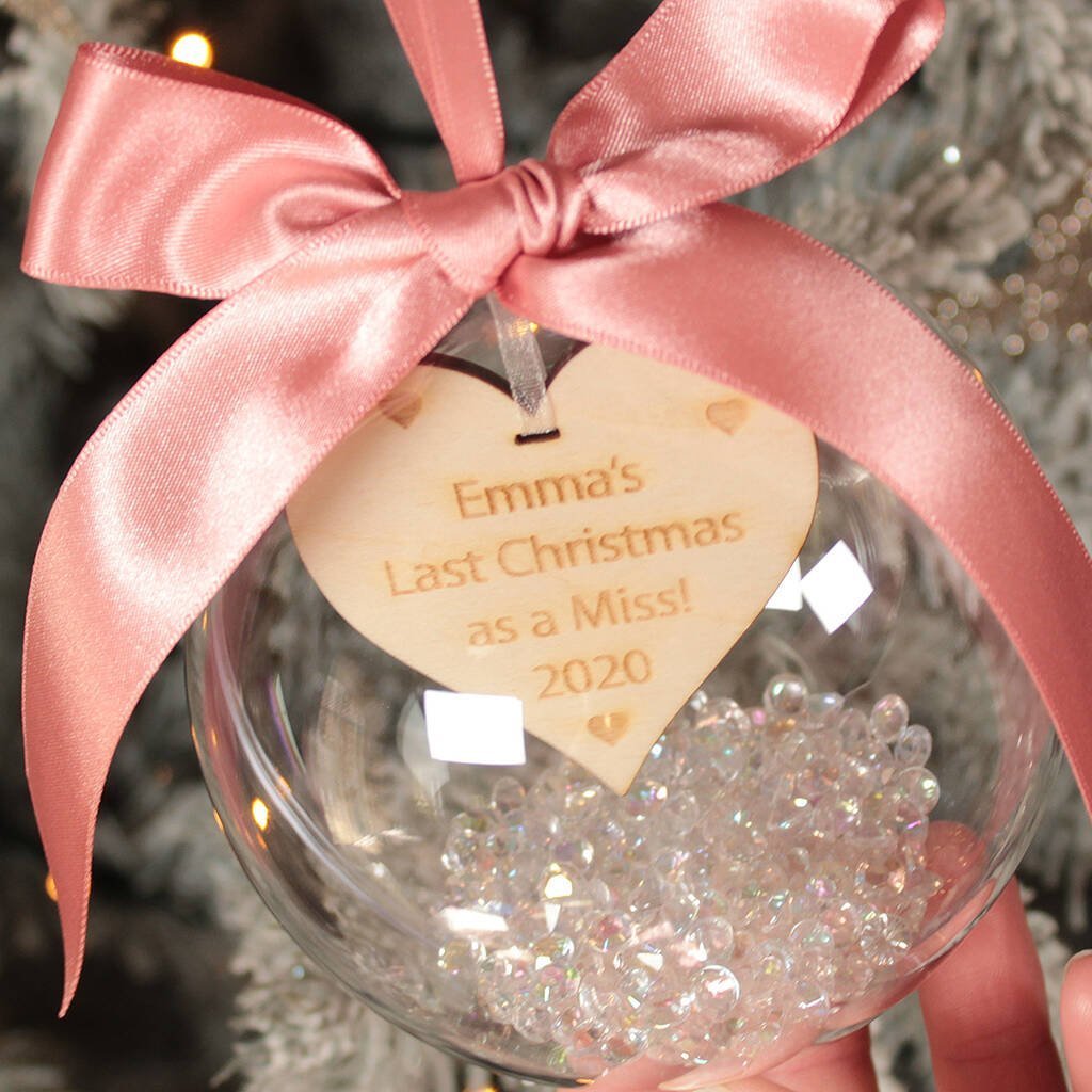 Personalized Christmas Gift Custom Message Decoration Ball Christmas Ornament For your Family