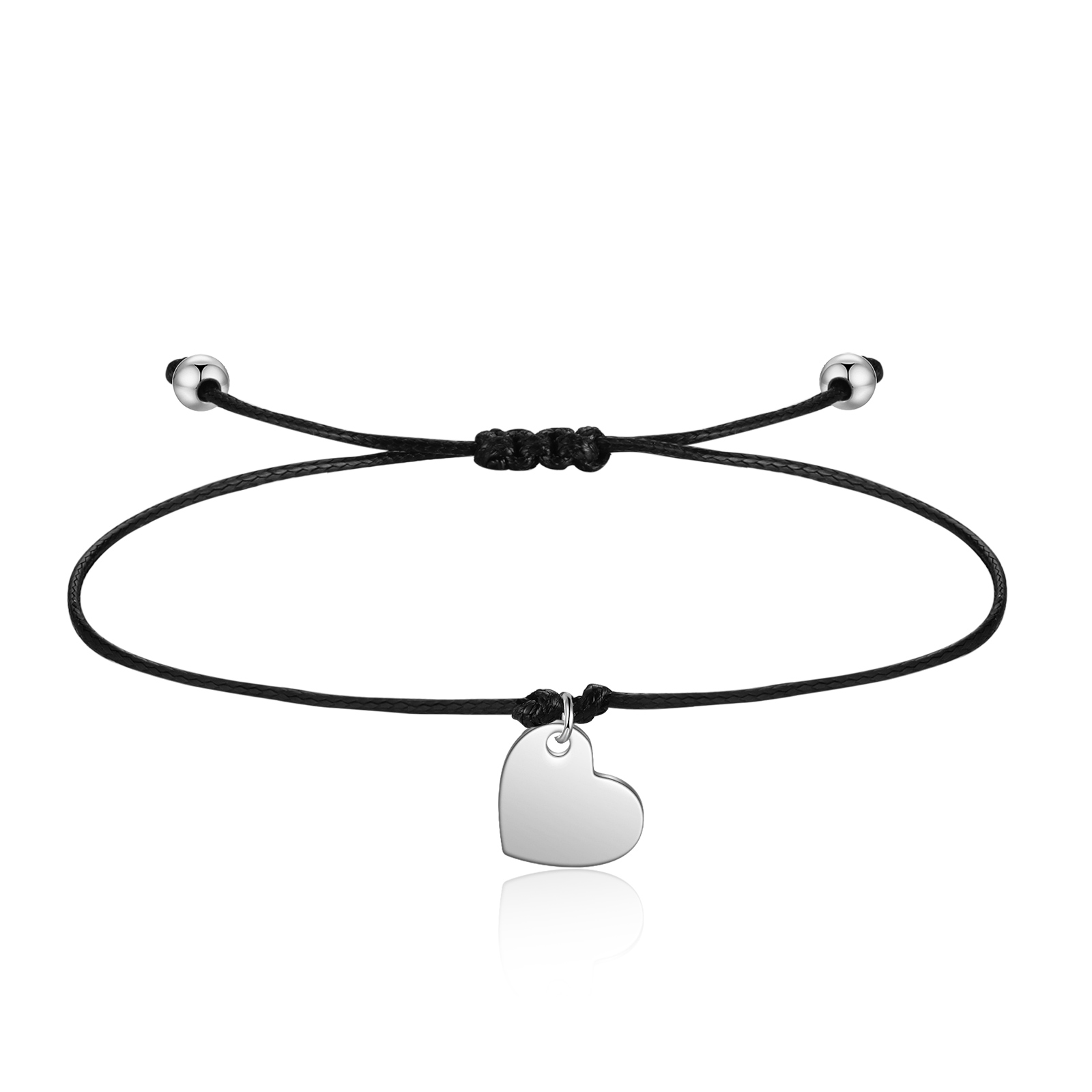 3Pcs Love Heart Bracelet Stainless Steel Braided Bracelet Kids Back to School Gift