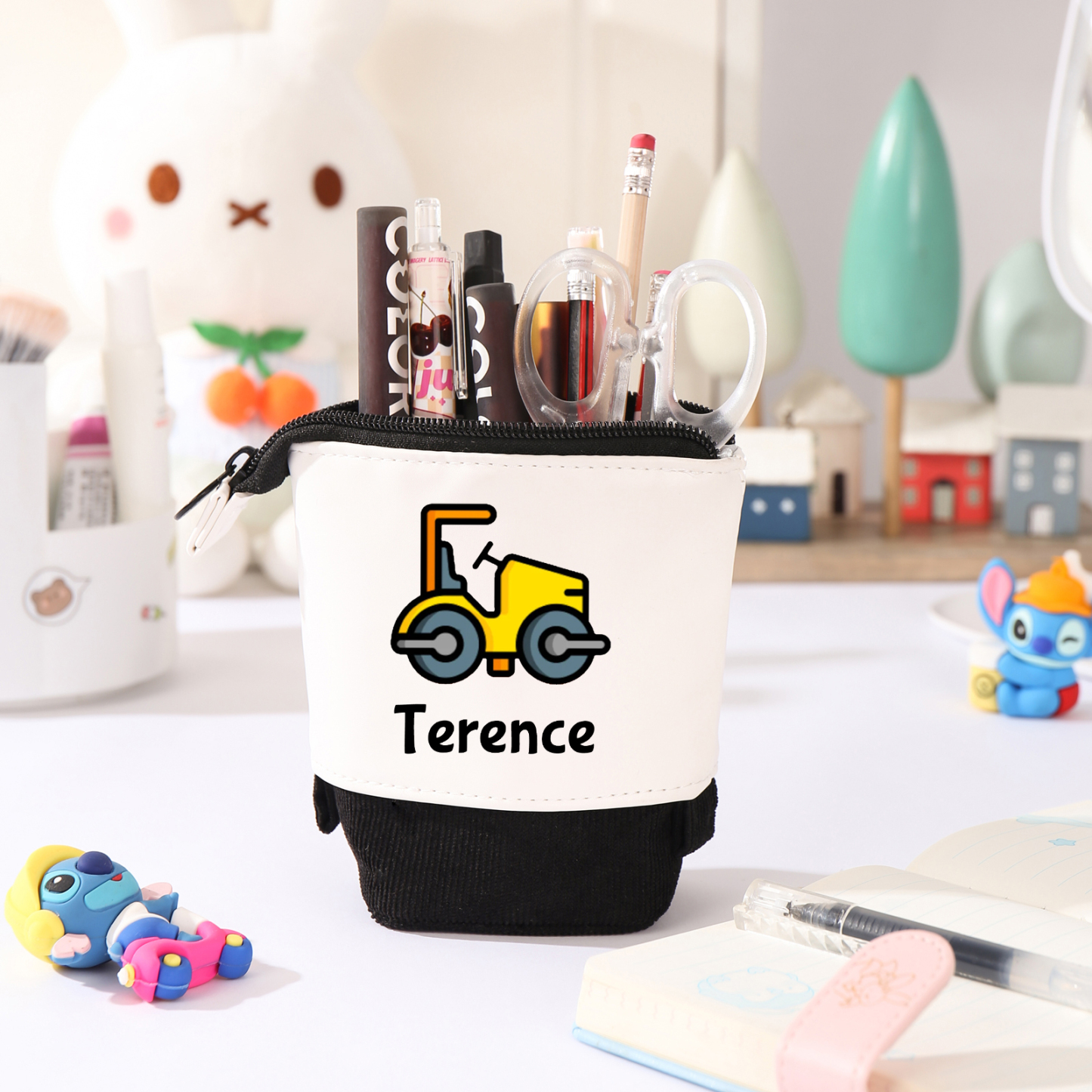 Personalized Name And Truck Pencil Case For Boys And Girls Back To School Gift