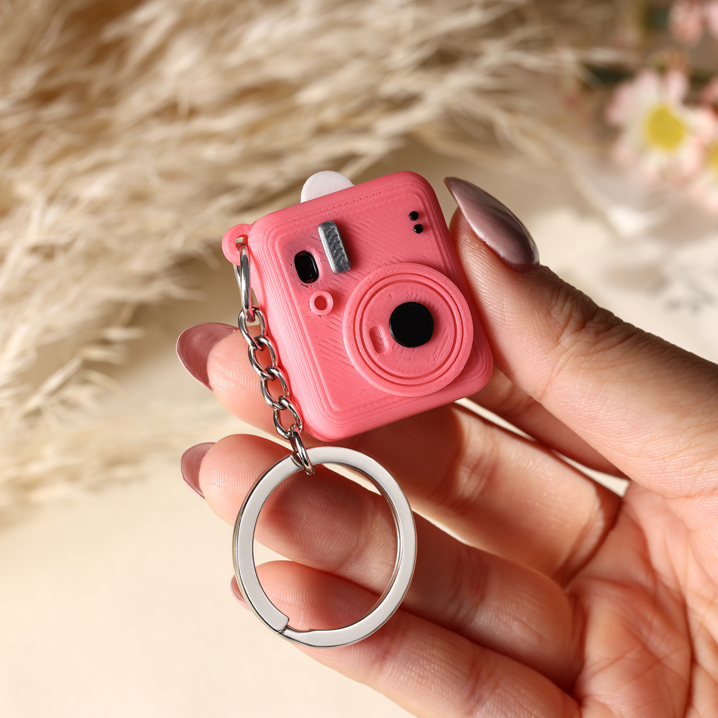 Personalized Mini Camera Keychain Custom With A Pull-Out Photo