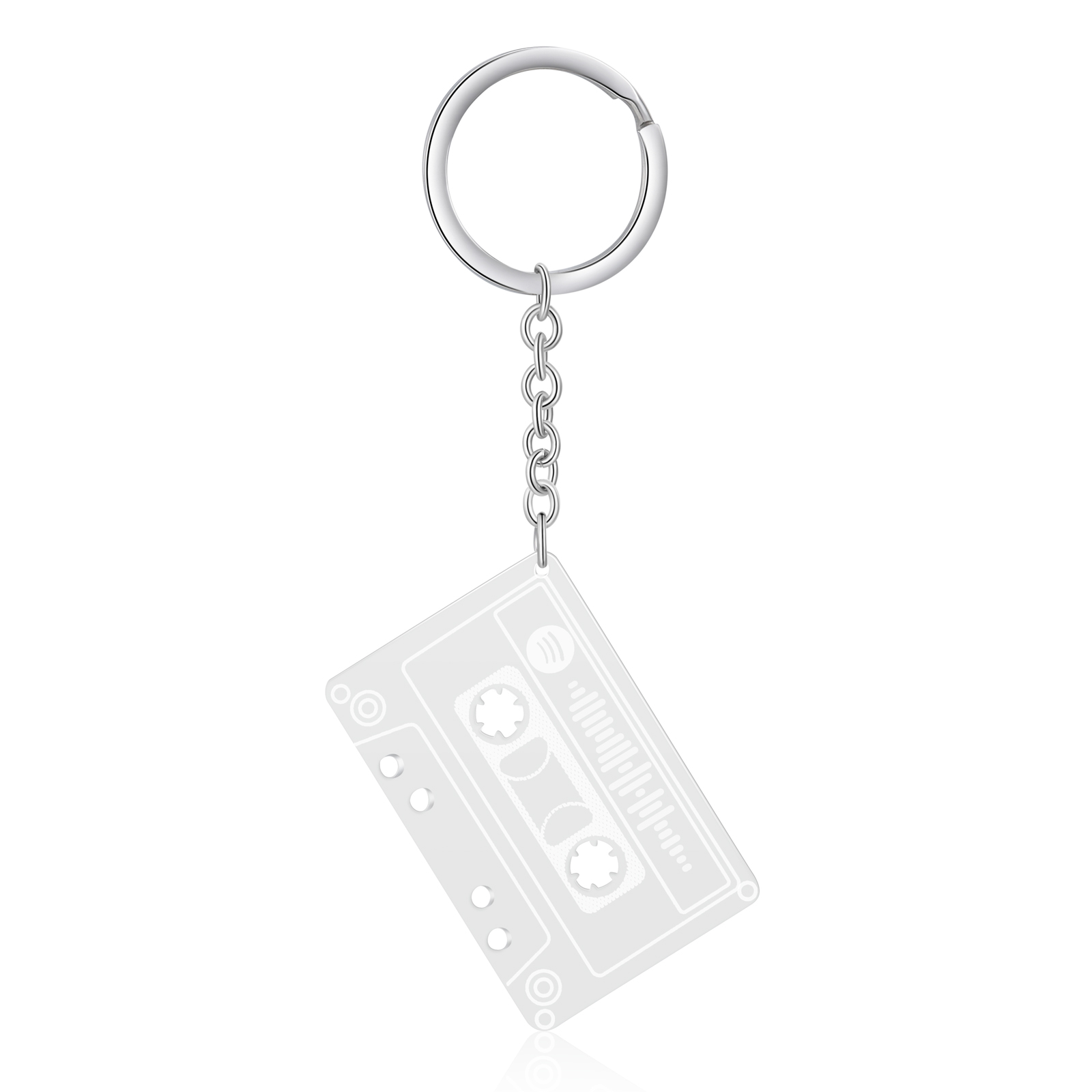 Personalized Music Spotify Code Keychain Gifts For Her