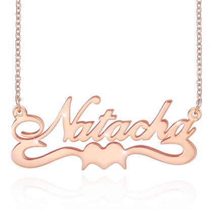 Personalized Necklace Custom 1 Name Necklace Gift For Women | Jessemade