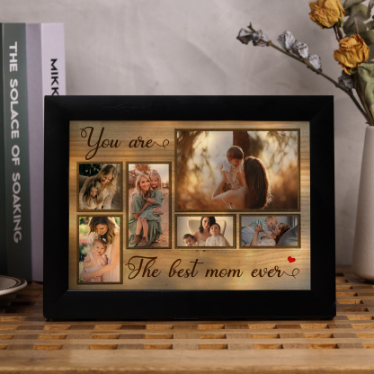 Photo-Personalized Frame Set With Night Light Custom Gift For Family