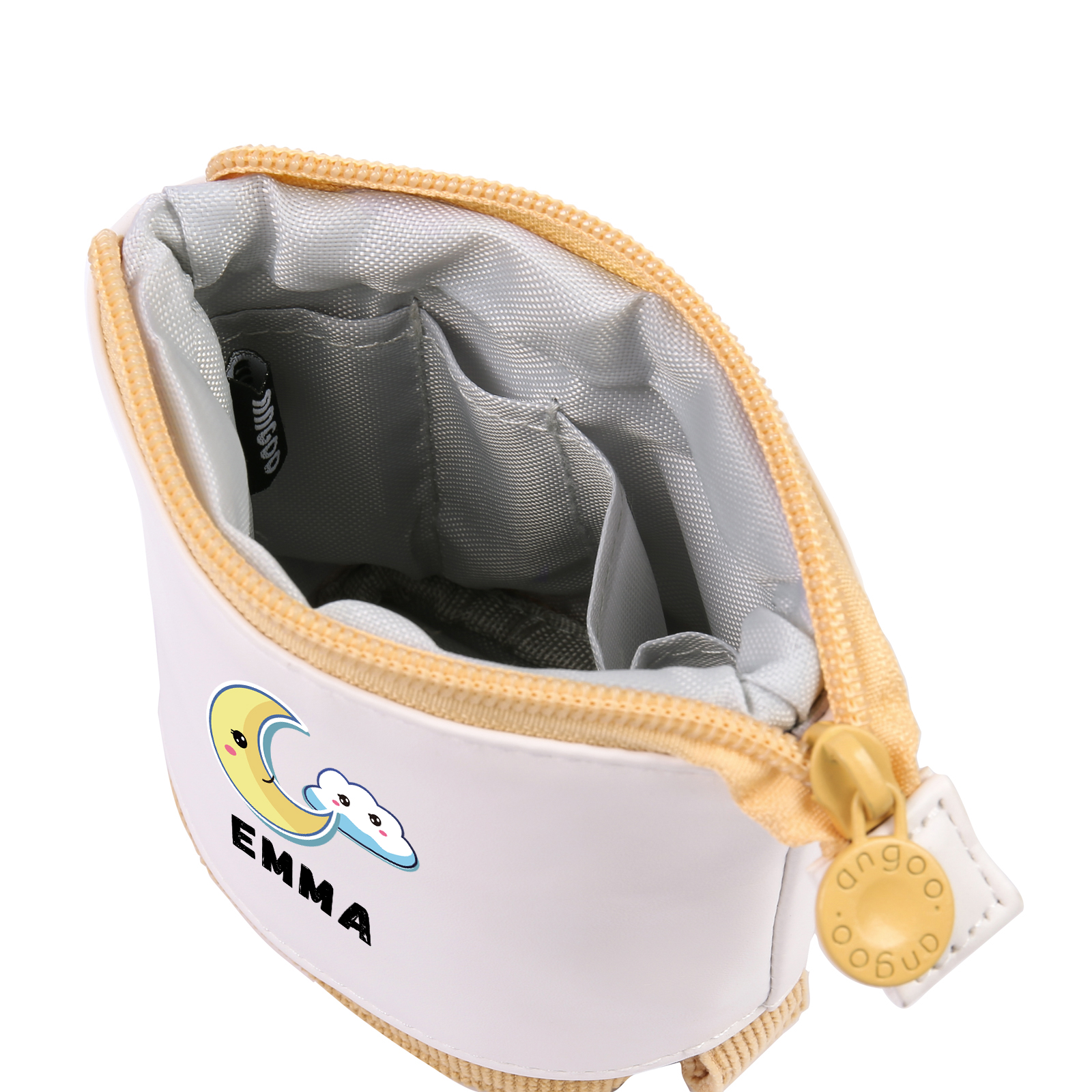 Personalized Moon Pencil Case Custom Name Pencil Case Back to School Gift for Boys/Girls