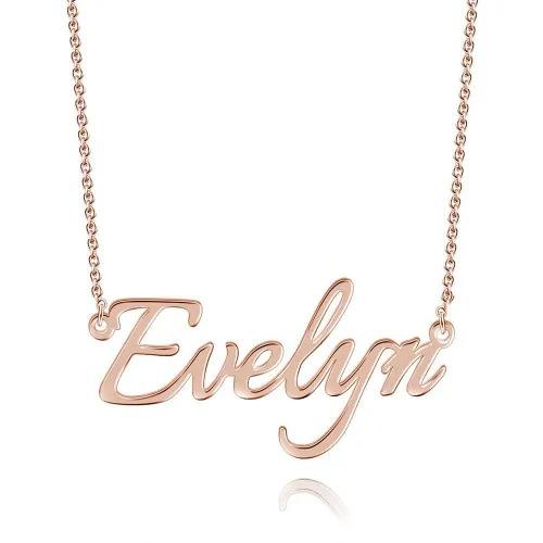 Personalized Necklace Custom 1 Name Necklace Gift For Women