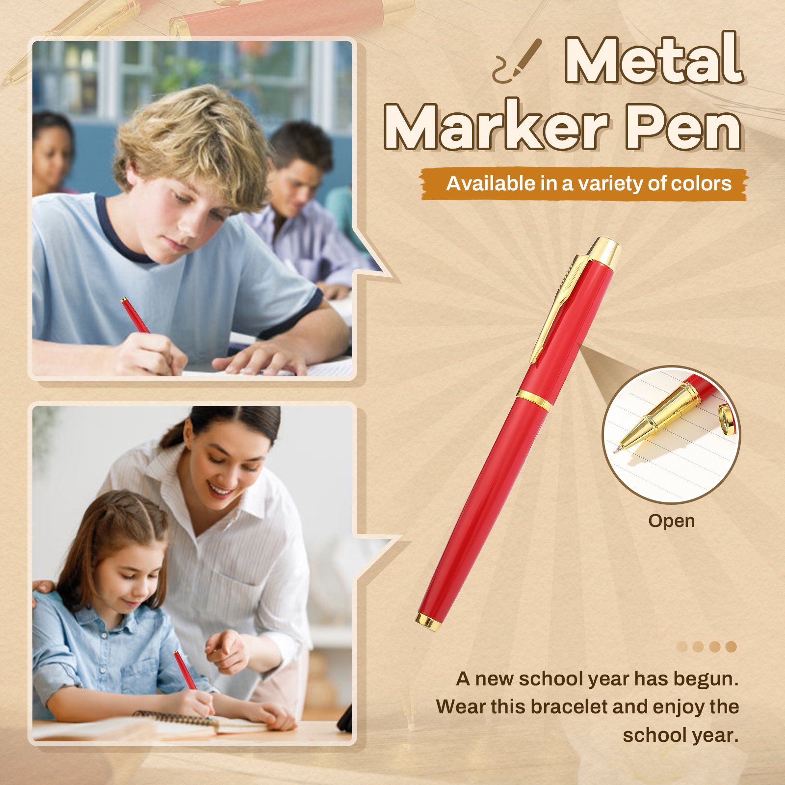 High-Quality Stationery Water-Based Pens For Children