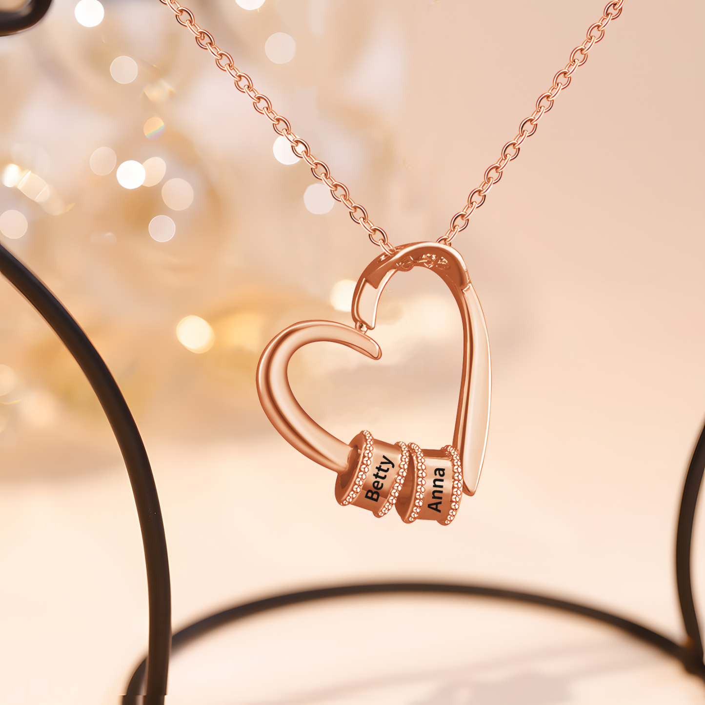 2 Names-Personalized Exquisite Necklace Supports Customized Name Necklace Gifts for Mom