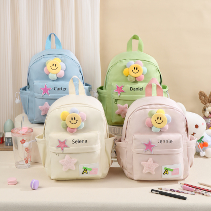 Personalized Nylon Polyester Children's Custom Name Backpack Back to School Gift