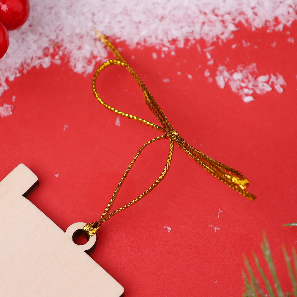 3 Names-Personalized Family Wooden Christmas Xmas Tree Decoration Ornament-Custom 3 Names And Dates Hanging Ornament Gifts For Family