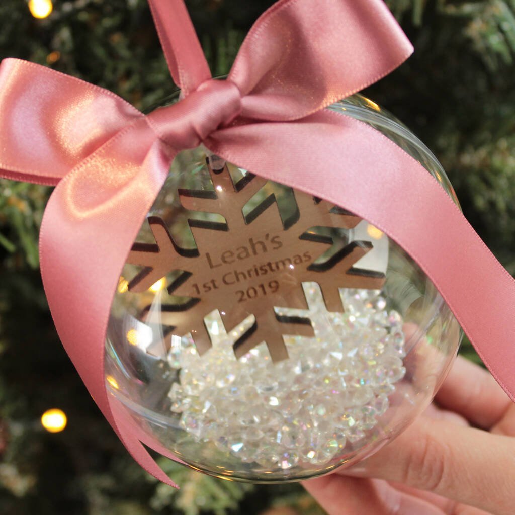 Personalized Christmas Gift Custom Message Decoration Ball Christmas Ornament For your Family