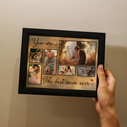 Photo-Personalized Frame Set With Night Light Custom Gift For Family