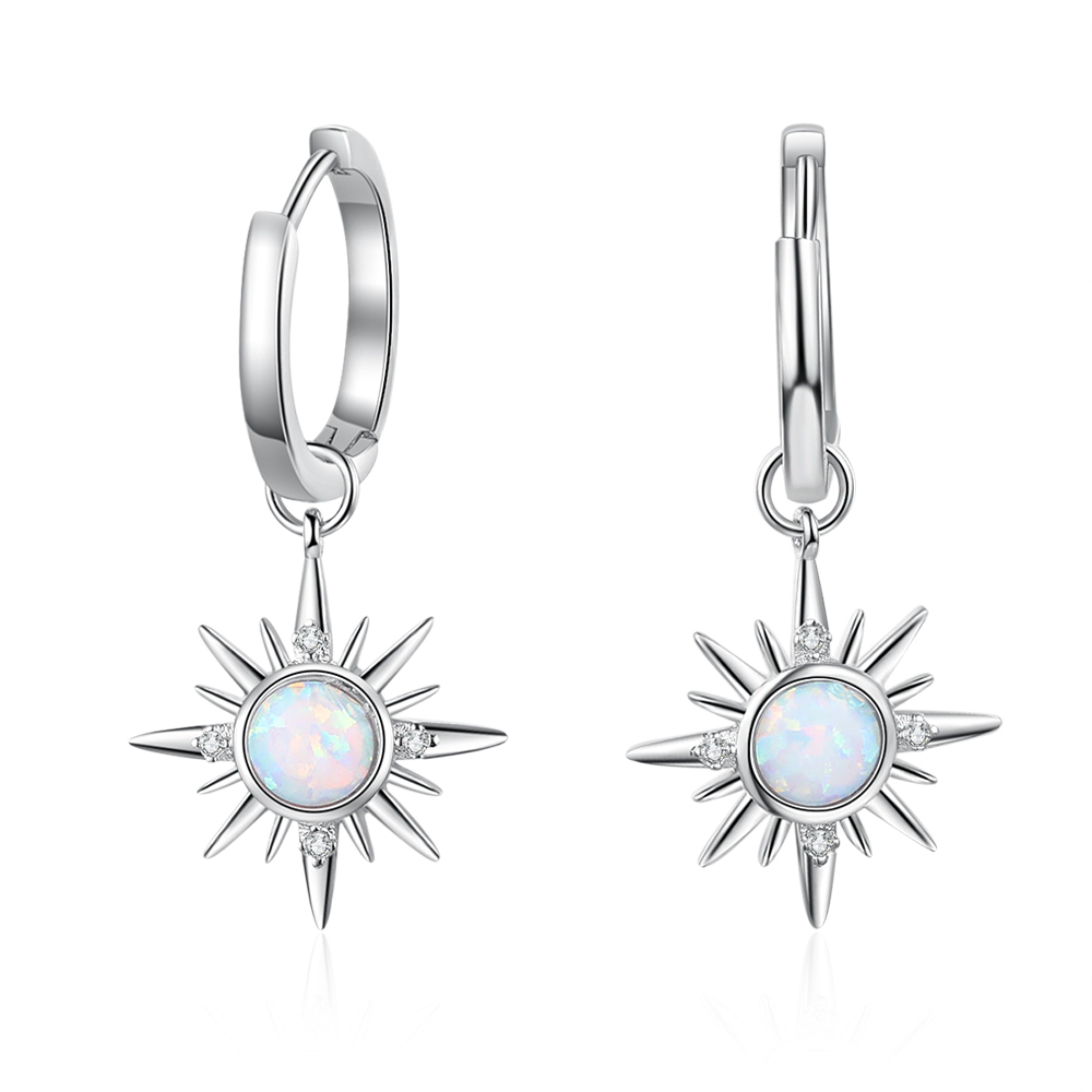925 Sliver Pendant Earrings for Women