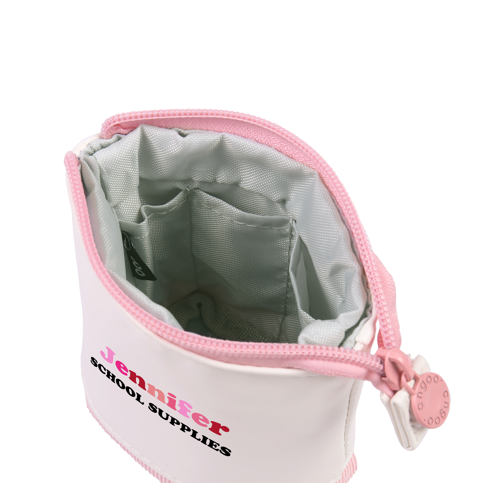 Personalized Pencil Case Custom 2 Text Pen Pouch Back To School Gift for Kids