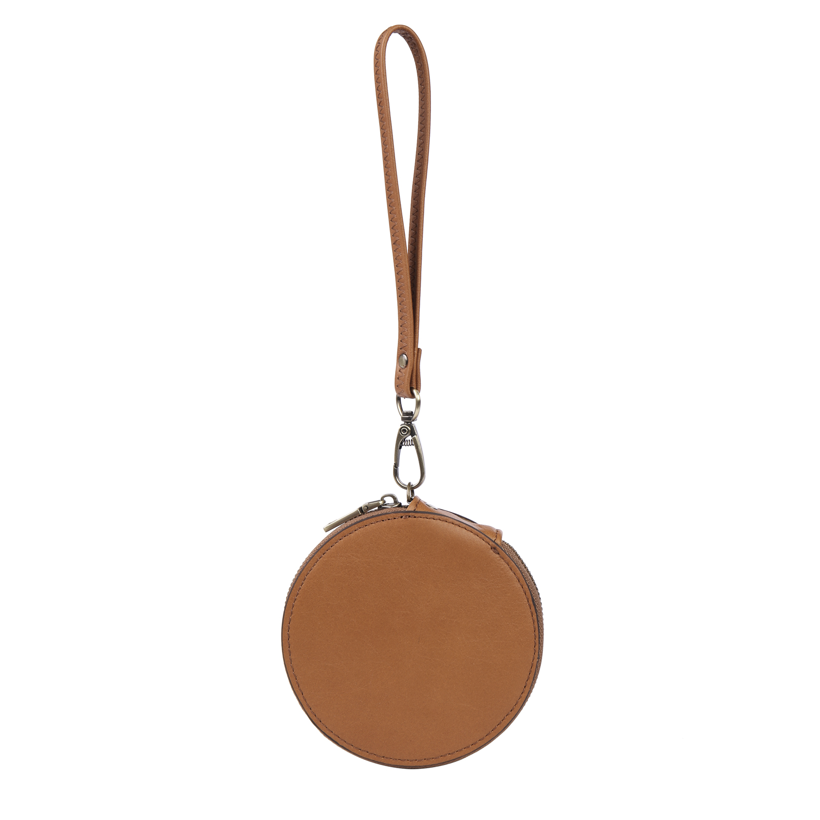 Personalized Photo Quality Leather Round Zipper Wallet Custom Text Wallet Gift for Her