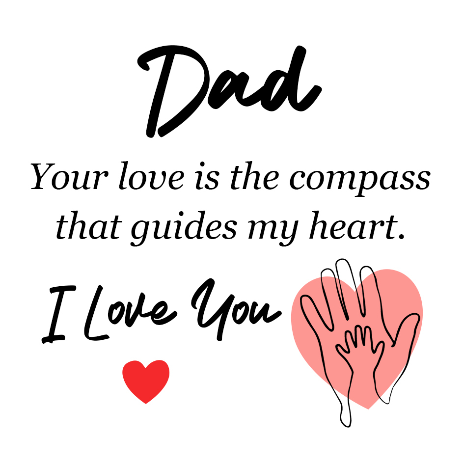 Dad Warm Gift Card - Father‘s Day Card 