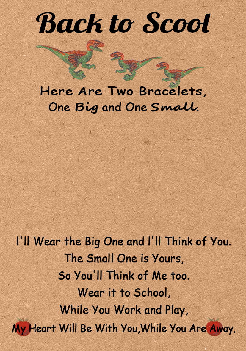 Back to School Gift Set - Personalized Gift Customized Name and Date Enamel Mug & Dinosaur Pencil Pouch & Dinosaur Bracelet Set - Gift for Kids