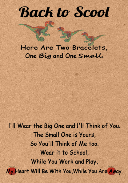 Back to School Gift Set - Personalized Gift Customized Name and Date Enamel Mug & Dinosaur Pencil Pouch & Dinosaur Bracelet Set - Gift for Kids