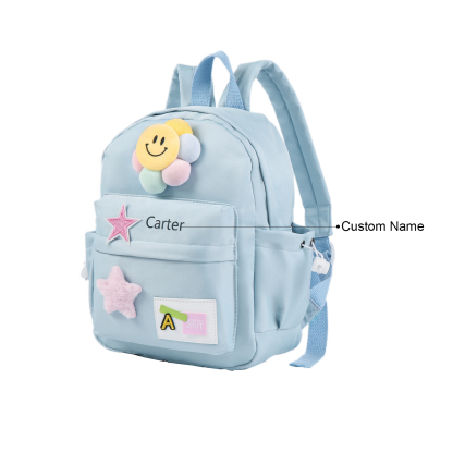 Personalized Nylon Polyester Children's Custom Name Backpack Back to School Gift