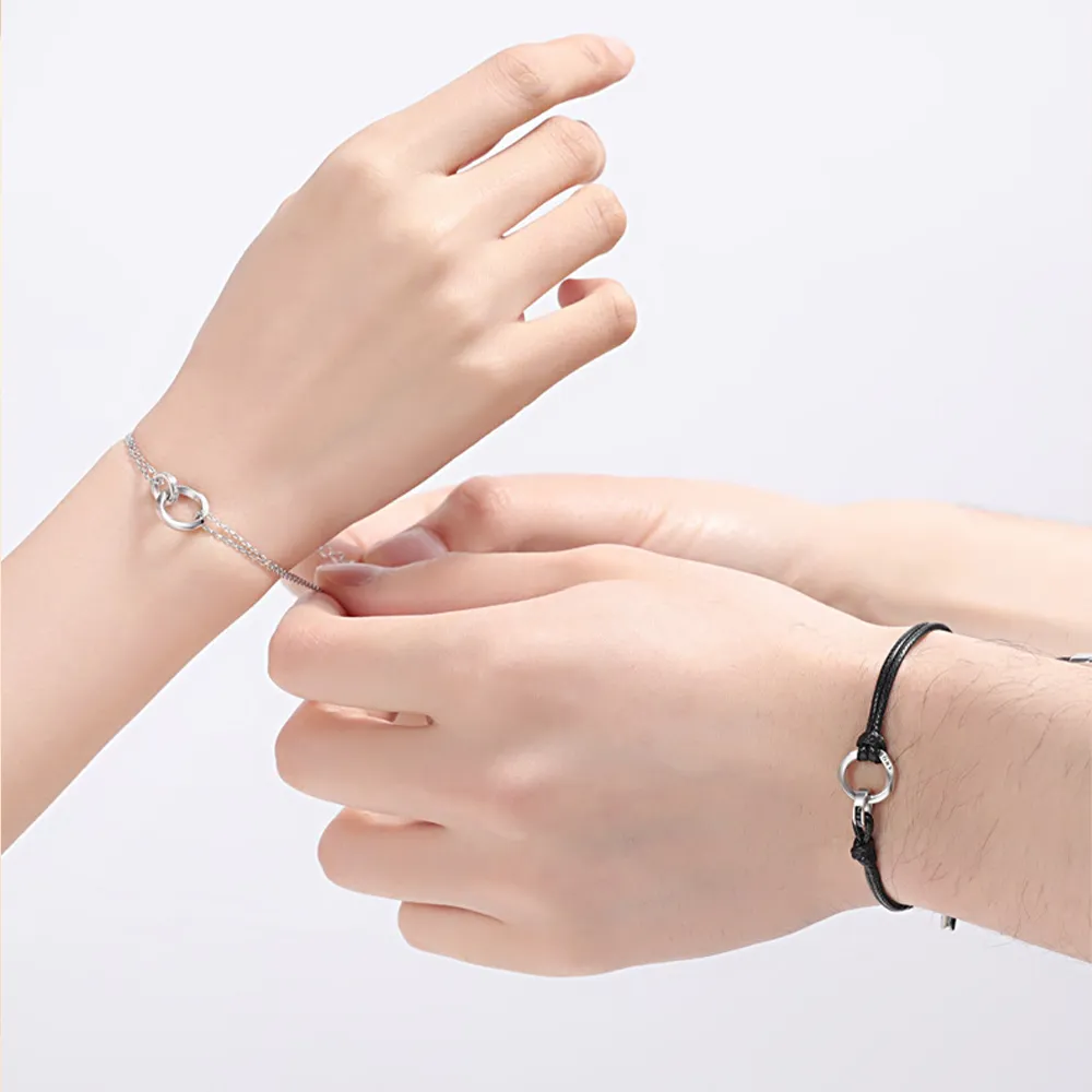 Personalized Couple Bracelets Custom Names Matching Bracelet Love Gifts