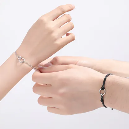 Personalized Couple Bracelets Custom Names Matching Bracelet Love Gifts