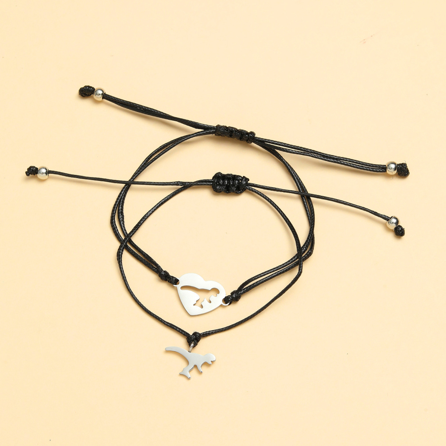 Back to School Gift Set -Personalized Gift Customized Name and Date Enamel Mug and Pink Dinosaur Pencil Case and Dinosaur Bracelet Set - Gift for Kids