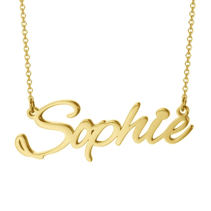Personalized Necklace Custom 1 Name Necklace Gift For Women