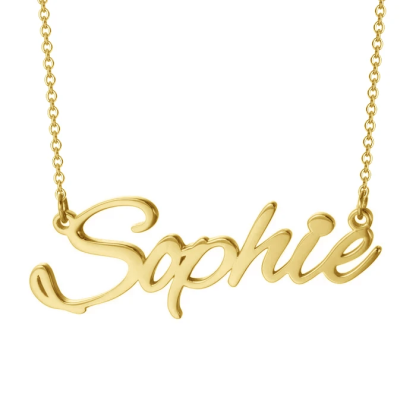 Personalized Necklace Custom 1 Name Necklace Gift For Women