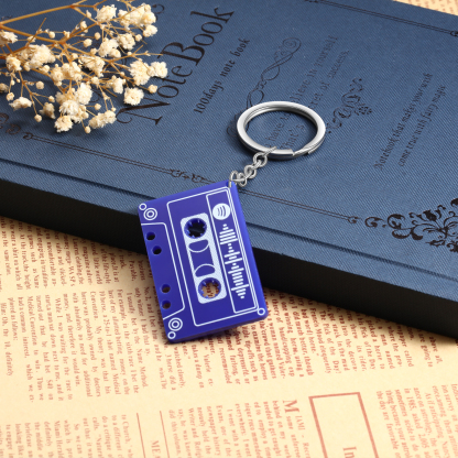 Personalized Music Spotify Code Keychain Gifts For Her
