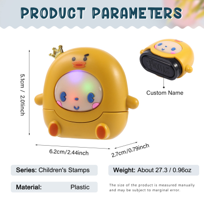 STAMP-BABY LIGHT Personalized Name Stamps Back To School Gift For Boys/Girls